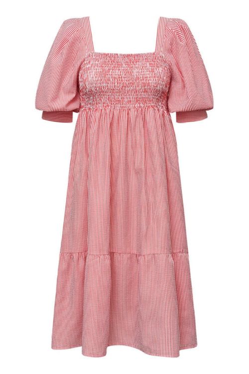 A-View Kjole Cheri Stripe Dress Red/white Front